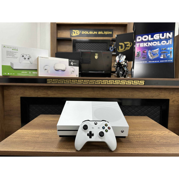 Microsoft Xbox One S 500 GB CD'li Tek Kol  Xbox - xboxone - xboxonex - XboxOne (İKİNCİ EL)