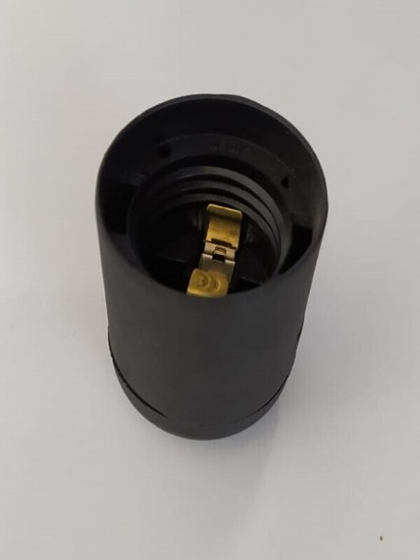 E27 Duy Geçmeli Siyah Renk 10lu paket - 2