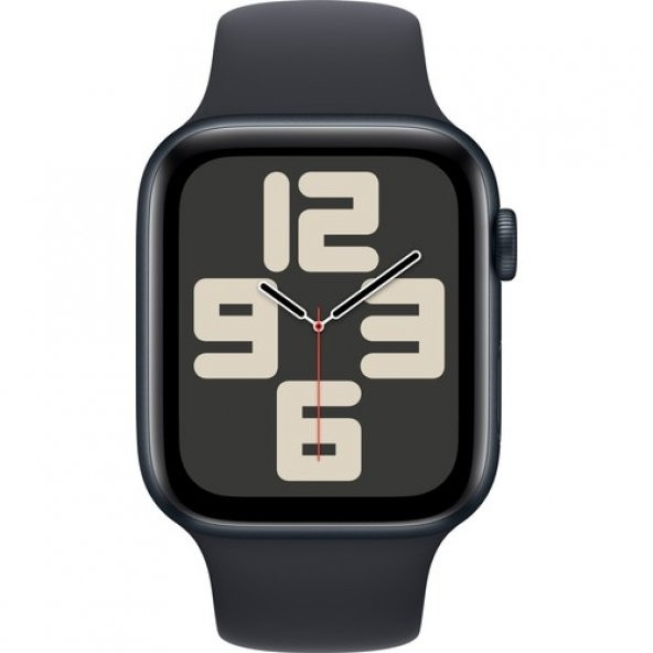 Apple Watch SE 2.Nesil (2023) GPS 44mm Midnight Aluminium Case with Midnight Sport Band - M/L