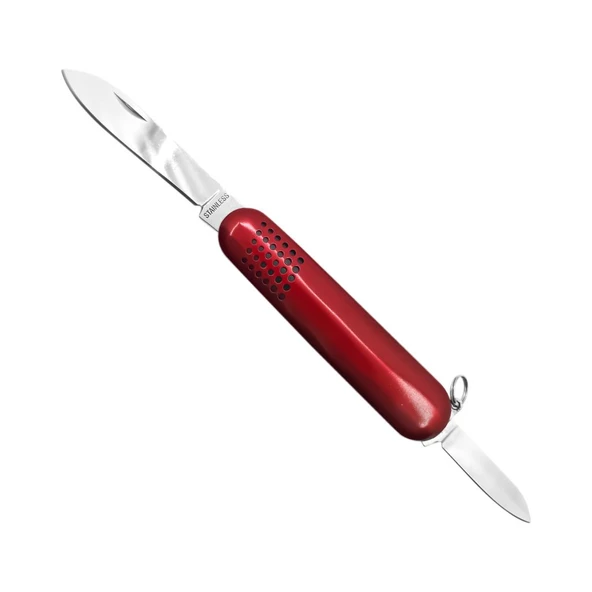 Argeus Çift Ağızlı Cep Çakısı Kırmızı (K5017-30) - 3