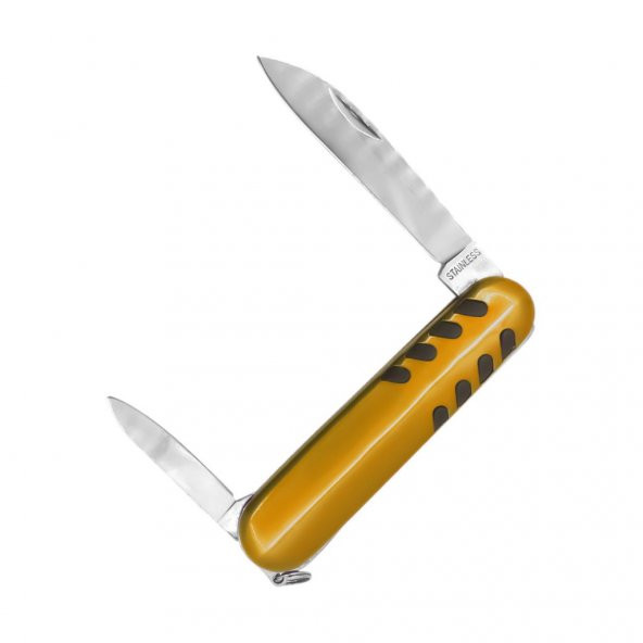 Argeus Çift Ağızlı Cep Çakısı Sarı (K5017-8) - Resim 2