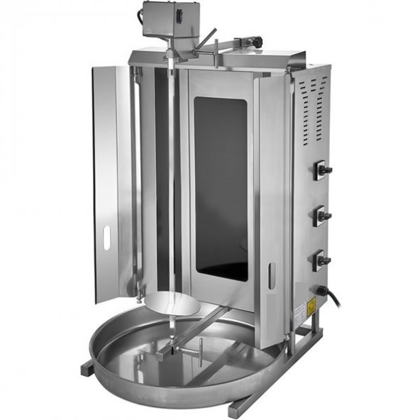 3 Radyanlı Üstten Motorlu Elektrikli Döner Ocağı ürün görseli