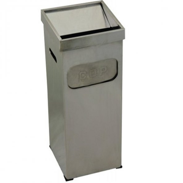 Kare Paslanmaz Çöp Kovası ürün görseli