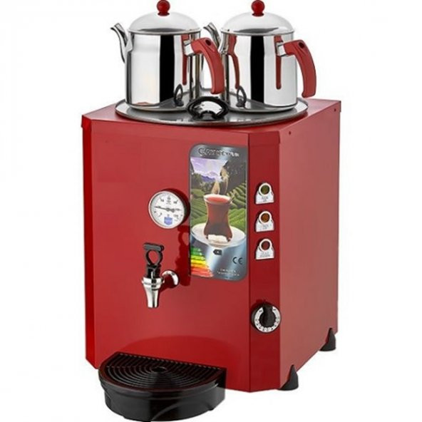 2 Demlikli Şamandıralı Çay Makinesi