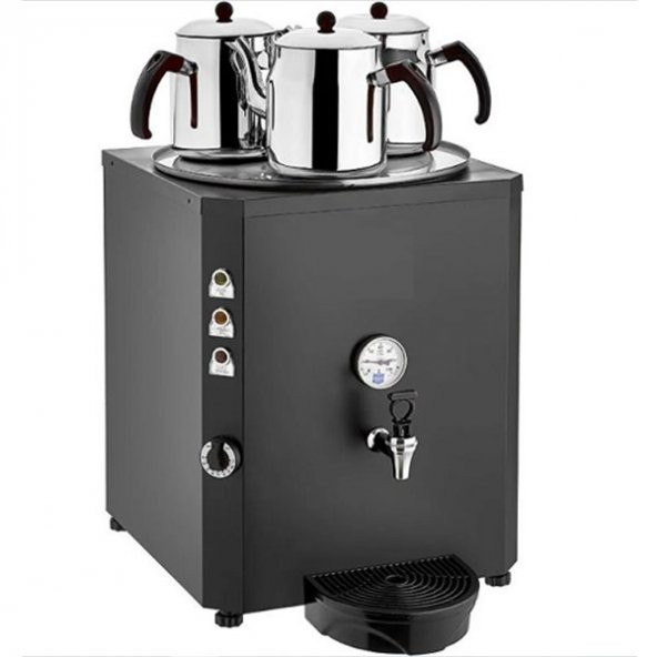 3 Demlikli Şamandıralı Çay Kazanı