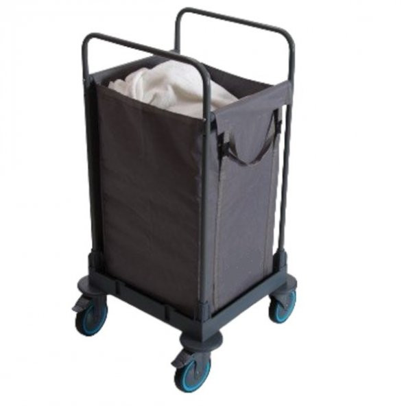 Brandalı Çamaşır Toplama Arabası - Resim 3