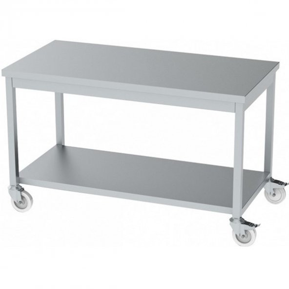 Tekerlekli Paslanmaz Çalışma Tezgahı ürün görseli