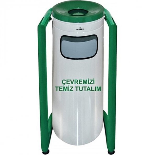 U BAHÇE TİPİ ÇÖP KOVASI KROM PLX-3560-1 ürün görseli