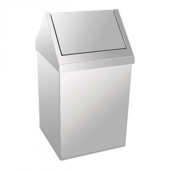 KROM ÇATI KAPAKLI ÇÖP KOVASI 25 LT PLX-3800-325 ürün görseli