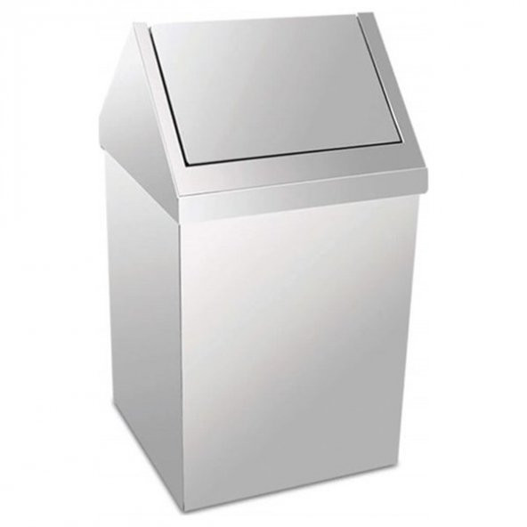 KROM ÇATI KAPAKLI ÇÖP KOVASI 36 LT PLX-3800-336