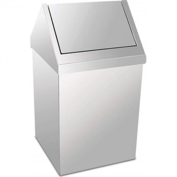 KROM ÇATI KAPAKLI ÇÖP KOVASI 45 LT PLX-3800-345 ürün görseli