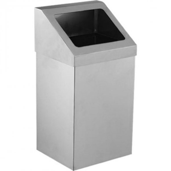 KROM AÇIK ÇATI  KAPAKLI ÇÖP KOVASI 11 LT PLX-3834-311 ürün görseli