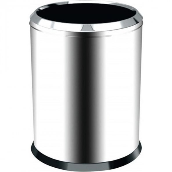 KROM ÇEMBERLİ ÇÖP KOVASI 8 LT PLX-3820-8 ürün görseli