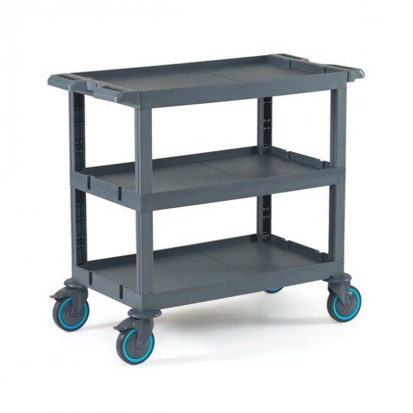 3 Raflı Plastik Servis Arabası - Resim 3