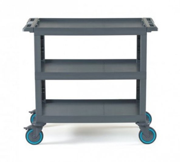 3 Raflı Plastik Servis Arabası - Resim 4