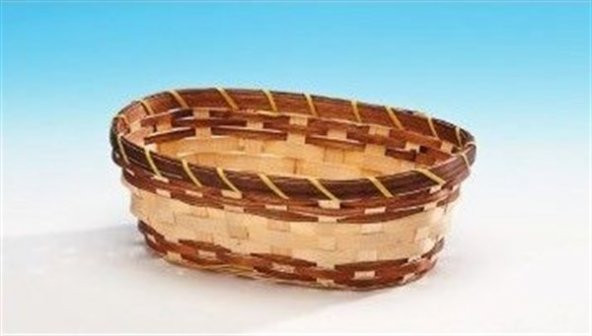 YUVARLAK EKMEK SEPETİ-BEZLİ - 2