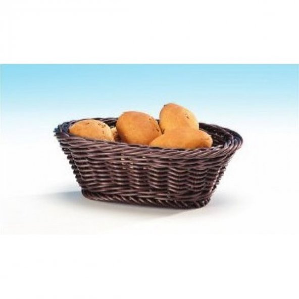 MİNİ OVAL PLASTİK EKMEK SEPETİ(Açık-Koyu) - 2