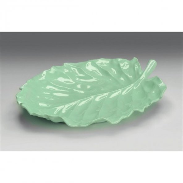 BÜYÜK GENİŞ YAPRAK MODEL MELAMİN TEŞHİR ürün görseli