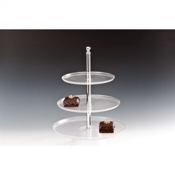 3 KATLI PASTA MEYVA STANDI POLYCARBONAT - 1