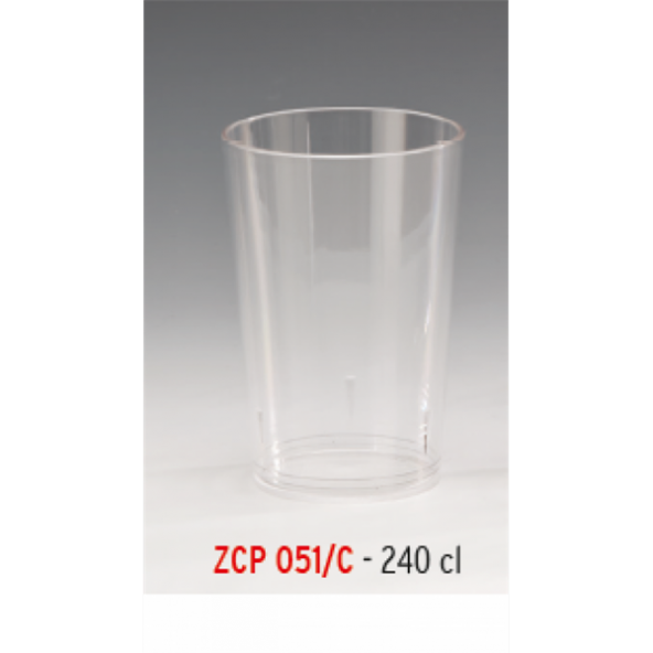 240 CL POLYCARBONAT BARDAK (DÜZ) ürün görseli