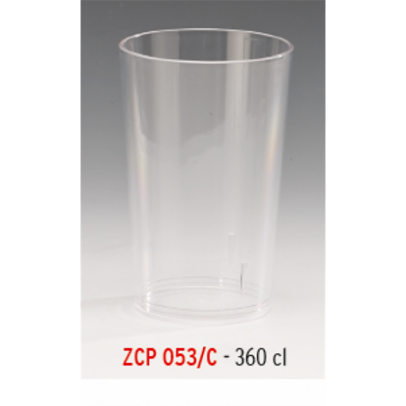 360 CL POLYCARBONAT BARDAK (DÜZ)