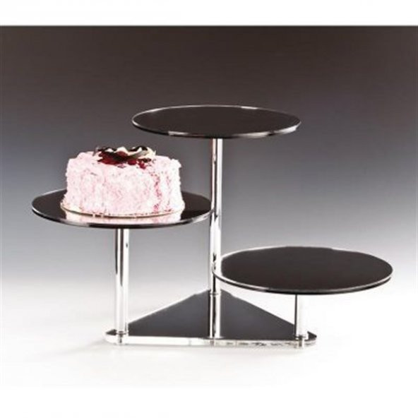 AYNALI TEŞHİR STANDI ÜÇGEN TABANLI (3'LÜ) ürün görseli