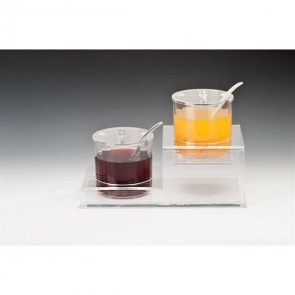 2 'Lİ MERDİVEN MODEL POLYCARBONAT SOSLUK REÇ.STANDI ürün görseli