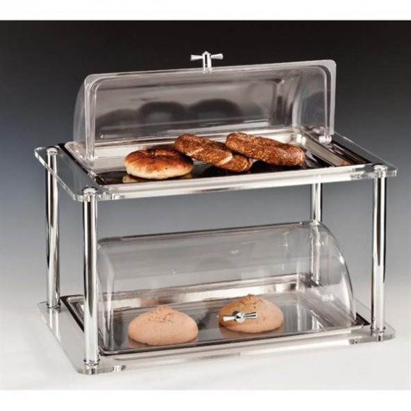 2 KATLI KÜÇÜK ÇELİK TEPSİLİ PC.ROLL TOP KAPAKLI TEŞHİR - 2