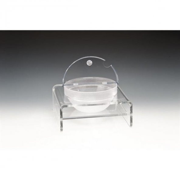 TEKLİ  23 CM POLYCARBONAT KASELİ,KALIN TEŞHİR STANDI ürün görseli