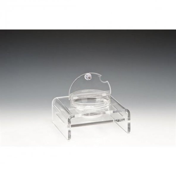 1'Lİ CAM KASELİ,KAPAKLI,KALIN AKRİLİK TEŞHİR STANDI - Resim 2