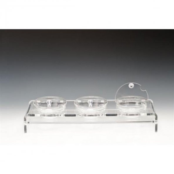 3'LÜ CAM KASELİ,KAPAKLI,KALIN AKRİLİK TEŞHİR STANDI - Resim 2