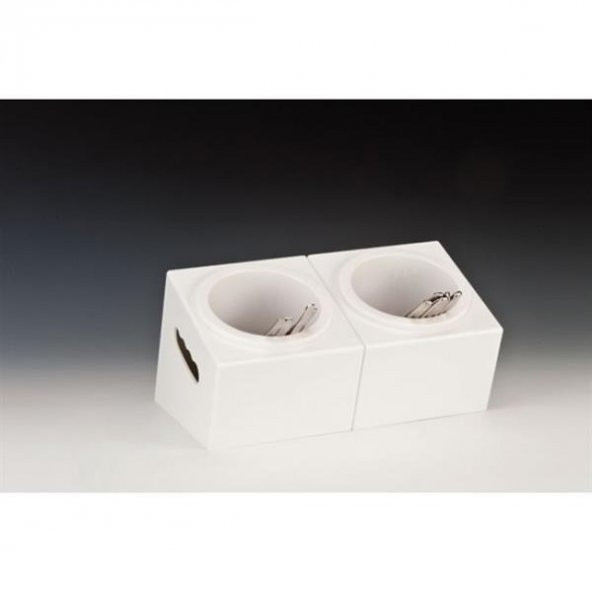 2 PC GÖZLÜ,AKRİLİK STANDLI ÇATAL KAŞIK  STANDI - Resim 2