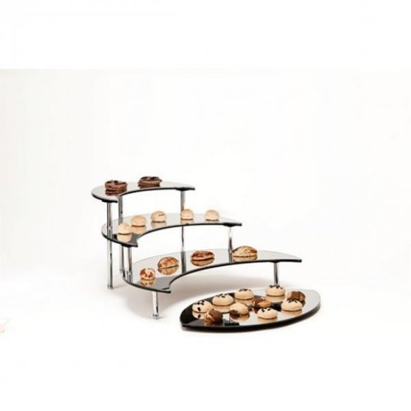 3 KATLI HİLAL AYNA TEŞHİR ürün görseli