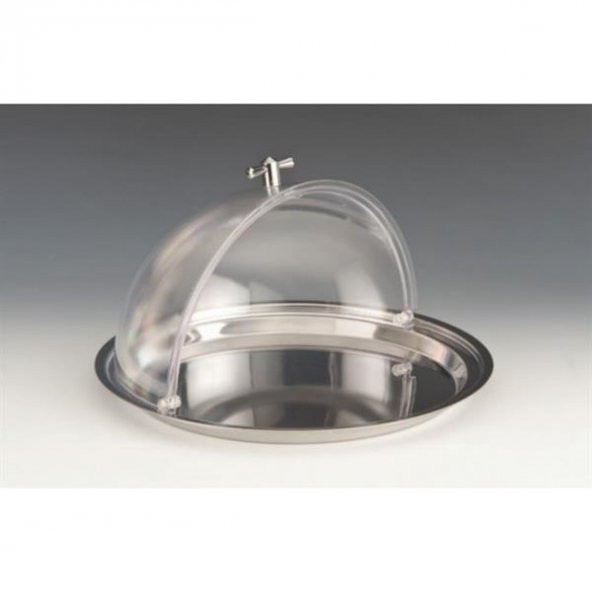 ÇELİK ALTLI PC ROLLTOP KAPAKLI FANUS /KÜÇÜK - Resim 2