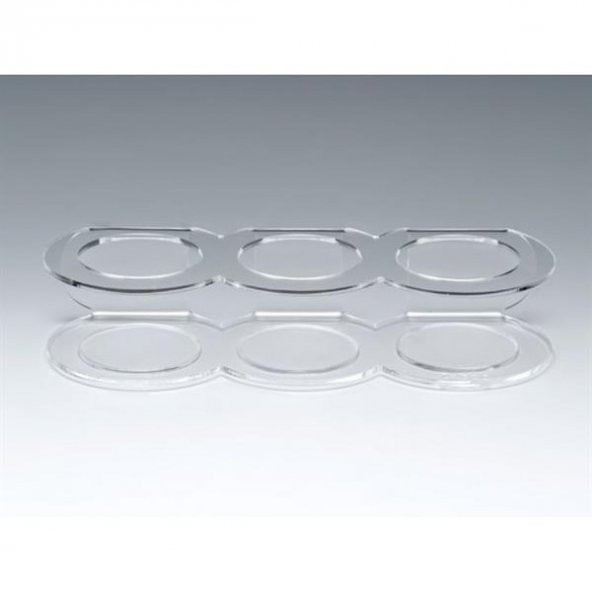 AKRİLİK 3 LÜ SOSLUK STANDI /DÜZ MODEL ürün görseli