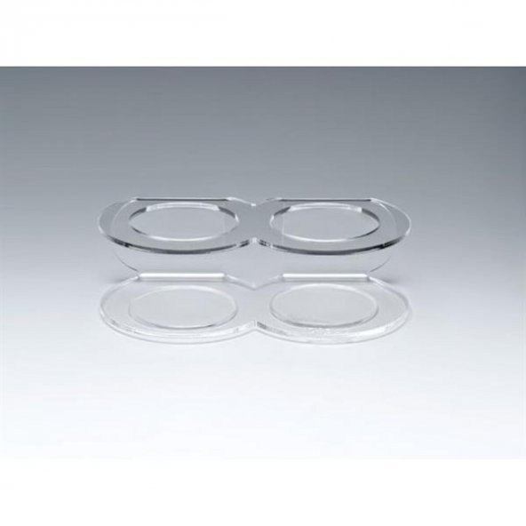 AKRİLİK 2 Lİ SOSLUK STANDI /DÜZ MODEL - Resim 2