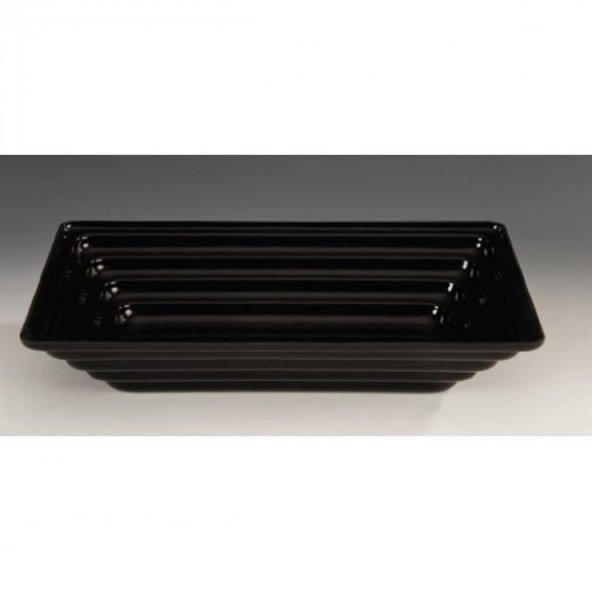 DİKDÖRTGEN YİVLİ TEŞHİR-SİYAH ŞEFFAF ürün görseli