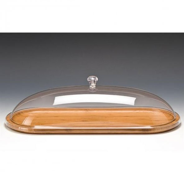 AHŞAP ALTLI OVAL FANUS - 1