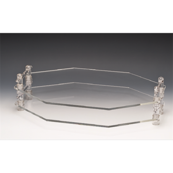 60X40 AKRİLİK, KULPLU TEŞHİR STANDI/SEKİZGEN ürün görseli