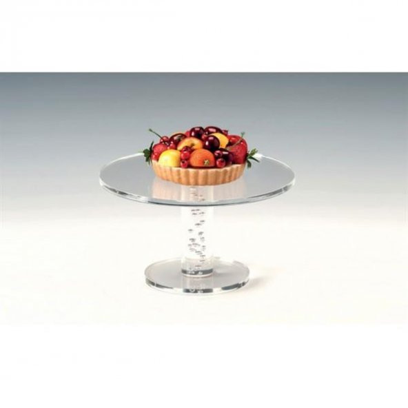 24 CM AKRİLİK , AYAKLI PASTA STANDI ürün görseli