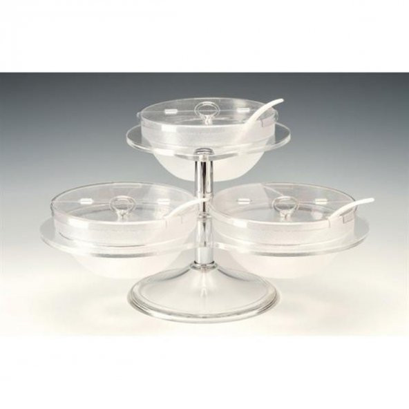 3 LÜ POLYCARBONAT KASELİ KAPAKLI TEŞHİR STANDI ürün görseli