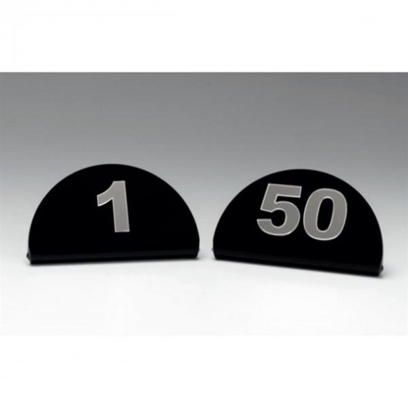 AKRİLİK MASA NUMARASI 1-50 ARASI ürün görseli