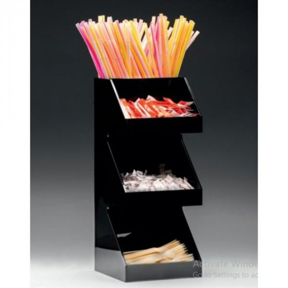 3 KATLI ÇOK AMAÇLI AKRİLİK STAND ürün görseli