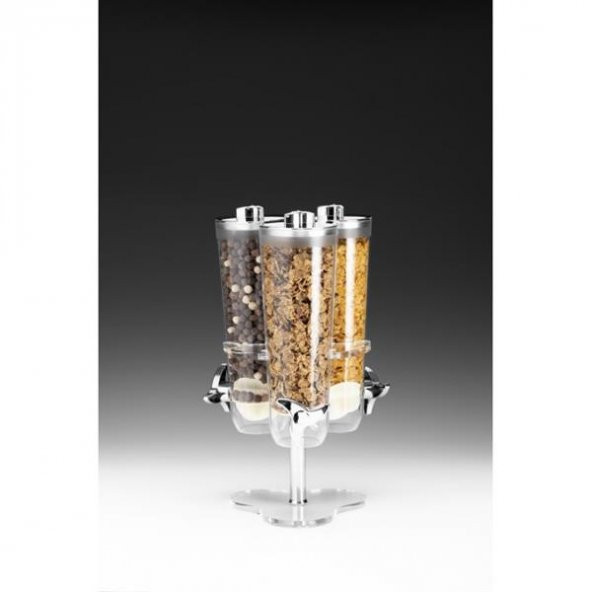 3 LÜ AKRİLİK STANDLI DÖNER CORFLAKS ALETİ ürün görseli