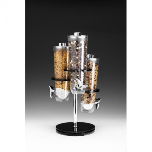 3 LÜ AKRİLİK STANDLI DÖNER CORNFLAKS ALETİ ürün görseli