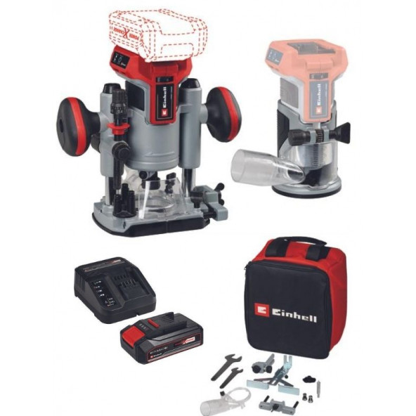 Einhell TP-RO 18 Set Li BL 1x2.5ah Akülü Kömürsüz Freze