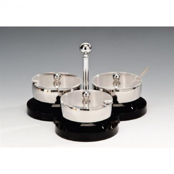 3'LÜÇELİK,AKRİLİK STANDLI KAPAKLI BAHARATLIK ürün görseli