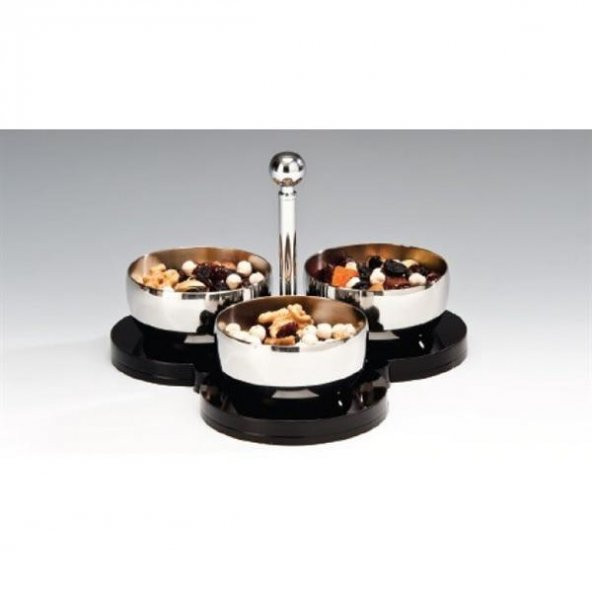 3'LÜ ÇELİK AKRİLİK STANDLI ÇEREZLİK ürün görseli