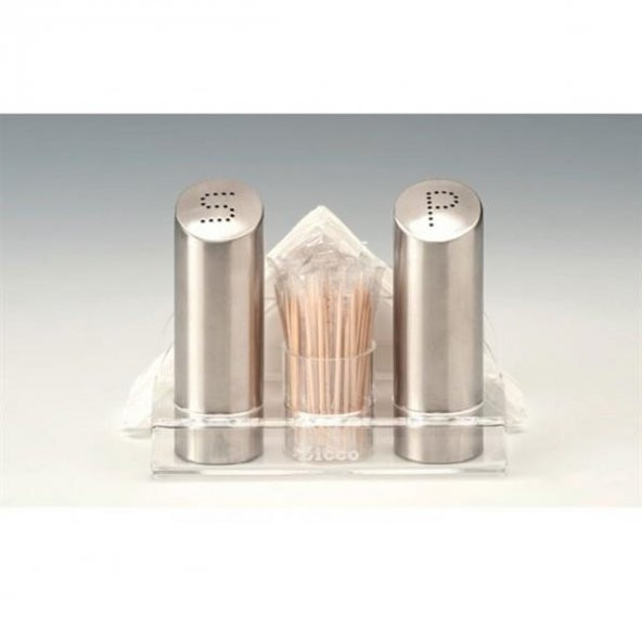 AKRİLİK STANDLI TUZLUK BİBERLİK TAKIMI ürün görseli