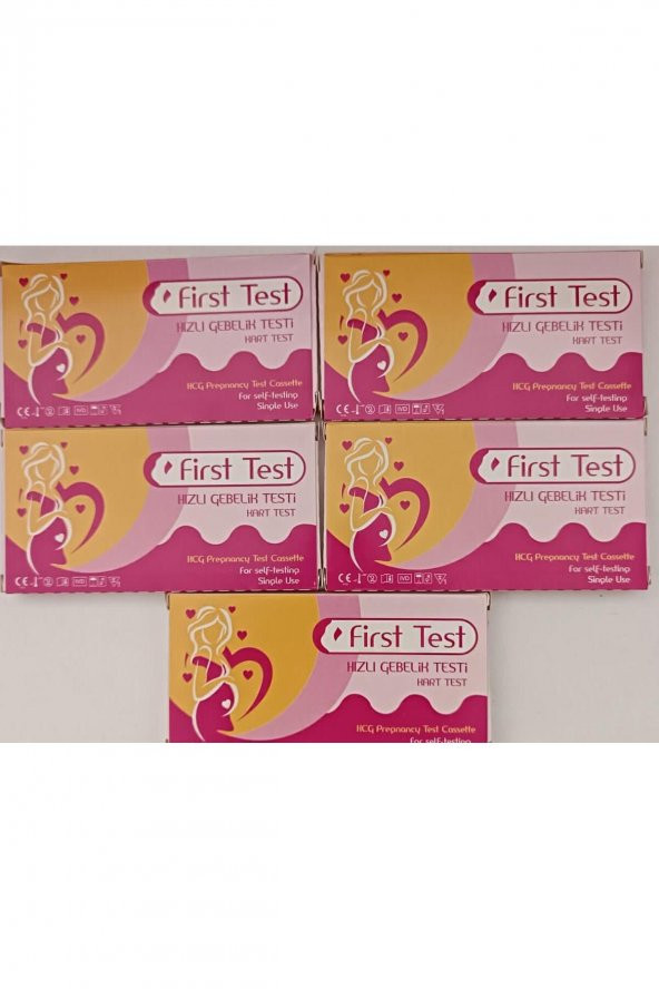 GEBELIK TESTI FIRST TEST X 5 ADET - 1